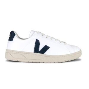 Veja Men's White and Blue Sneakers, with After Market Insoles